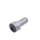 Cargador de Auto 42.5W | Puerto USB-A y USB-C | Carga Rápida | Compatible con Vehículos de 12 y 24 VCD | PD3.0 + QC3.0 | Chip Inteligente | Diseño Compacto  Mayor Eficiencia Energética | Caja de Aluminio.