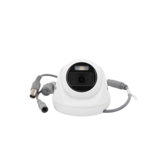 Turret TURBOHD 2 Megapíxel (1080p) / Imagen a color 24/7 / Lente 2.8 mm / Policarbonato / Luz Blanca 20 mts / Interior / Microfono Integrado / TVI-AHD-CVI-CVBS / dWDR