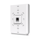 Access Point UniFi U6 In Wall/Montaje p/pared, WIFI 6 2.4 Y 5 Ghz, hasta 5.3 Gbps, 1 pto PoE In, 4 ptos secundarios (1 PoE Out)