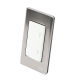 Apagador Doble de 10 A/ 127 V CA ~ 60 Hz /  Placa de Acero.