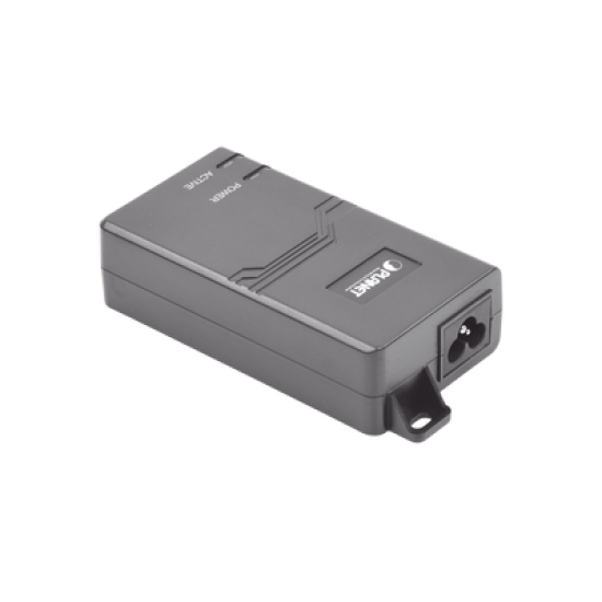 Inyector PoE  IEEE 802.3at, Puertos Gigabit, Hasta 30 W de Salida PoE (Mid-span)
