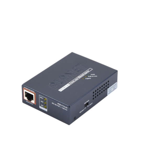 Inyector PoE 802.3af/at/bt , Hasta 95 Watts, Puerto Gigabit con Fuente Externa