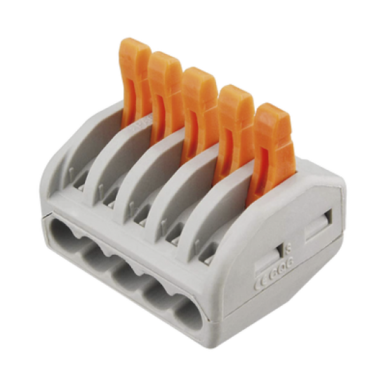 Conector Compacto para 1 Cable de Entrada 4 Cables de Salida / Cables Compatibles 12AWG-28AWG