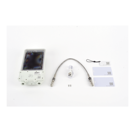 Rastreador satelital 4G LTE /Candado inteligente de seguridad para cajas de tractocamión / carga solar / desbloqueo local (RFID) y remoto / fijación magnética / alarma anti sabotaje/ Batería de 14,400 mAh