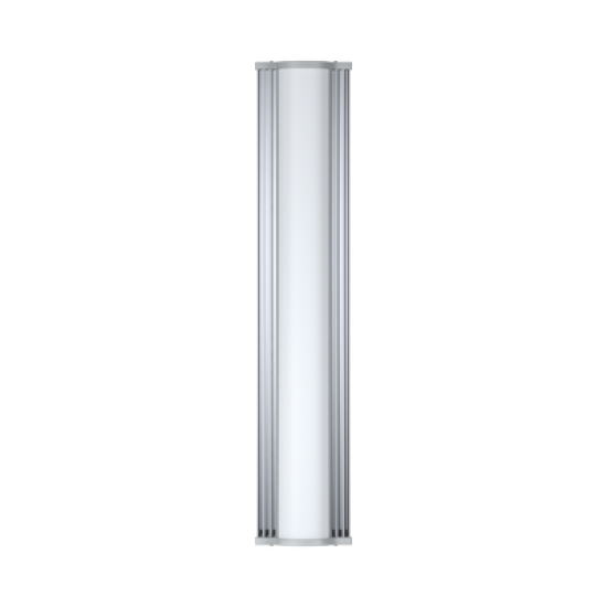 Antena sectorial de 100 grados, 20 dBi, 5150-5850 MHz , desempeño Carrier Class, integra BackShield para evitar lóbulos laterales
