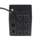 UPS 600VA/360 W Línea Interactiva / 6 Contactos 5-15R (4 Respaldadas) / Regulación de Voltaje / Protección RJ45 