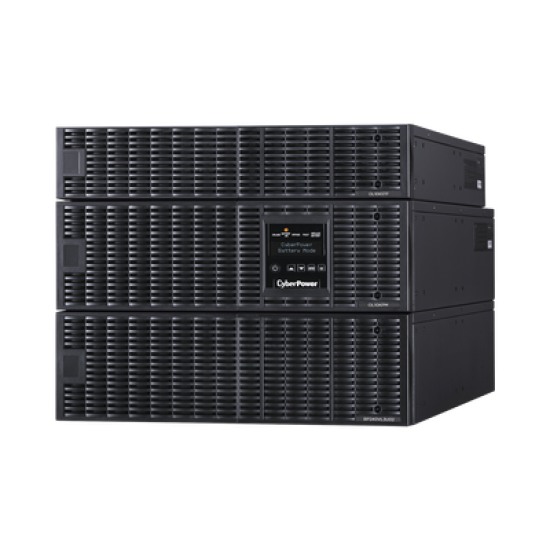 UPS de 10000 VA/10000 W, Online Doble Conversión, 200 - 240 Vac de Entrada, 120 - 240 Vac de Salida, Entrada Hardwired, Onda Senoidal Pura, Torre o Rack de 8 UR, Con 6 Tomas NEMA 5-20R, 3 NEMA L6-30R y Terminal Hardwire