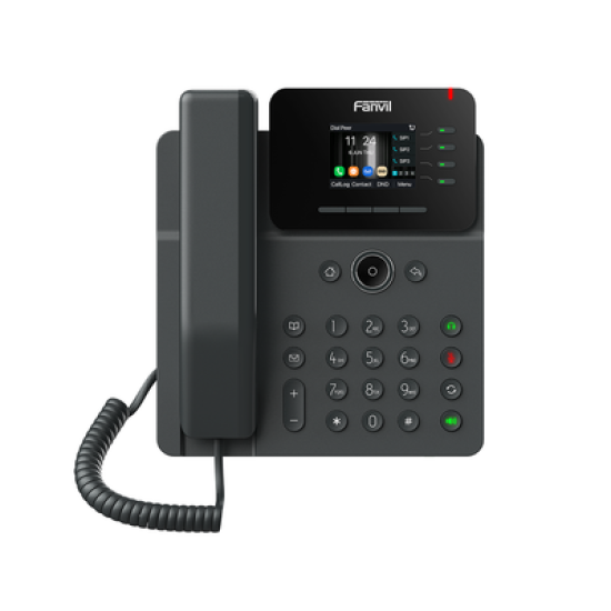 Teléfono IP Wi-Fi Empresarial,Bluetooth, 4 líneas SIP, pantalla a color 2.4