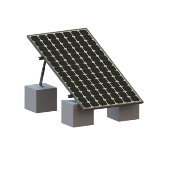 Montaje para Panel Solar, Riel 