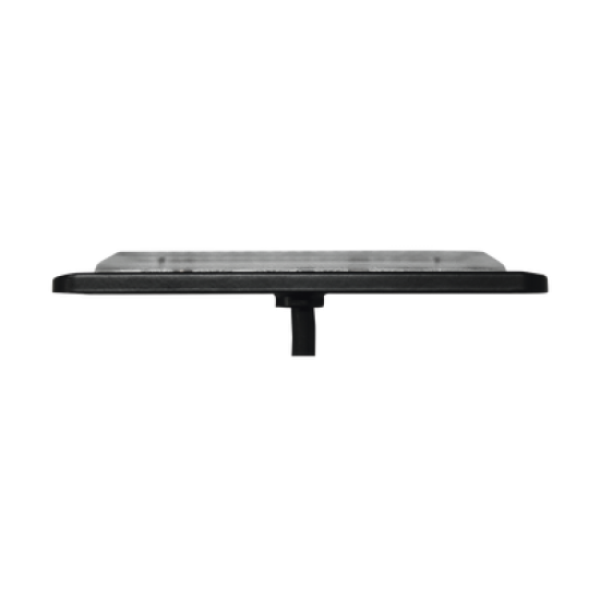 Luz Auxiliar de 12 LED, Rojo/Azul, SAE, Bisel Negro, Lente Transparente