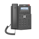Teléfono IP empresarial para 2 lineas SIP con pantalla LCD,  Puertos Gigabit, Códec Opus, conferencia de 3 vías, PoE.