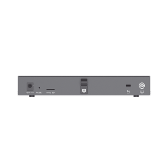 4 en 1: Firewall Nueva Generación, Router, PBX IP, Switch Gigabit de 5 Puertos (4 PoE) y 2 Puertos SFP 2.5 Gigabit