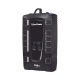 UPS de 750 VA/450 W, Topología Línea Interactiva, Entrada 120 Vca NEMA 5-15P, Tipo Gabinete Compacto, Con 12 Tomas NEMA 5-15R
