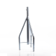 Tramo de Remate (Copete) para Tramo STZ-35 Galvanizado Electrolítico con Opresores para Pararrayo.