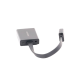 Adaptador HDMI a VGA / Resolución 1080P / Audio 3.5mm / Con Puerto Micro USB para Alimentación / Plug &  Play / No Requiere Controlador / ABS / Flexible y Duradero 