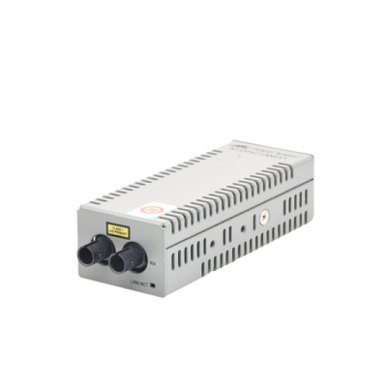 Mini Convertidor de medios de cobre a fibra MultiModo de escritorio 1000TX a 1000SX conector ST