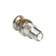 Adaptador en Línea de Conector Mini-UHF Hembra a BNC Macho, Níquel/ Oro/ Teflón.