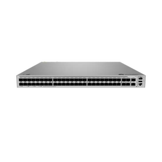 Switch Empresarial Core Gigabit Administrable  Capa 3 / 48 puertos 1GE SFP / 4 Puertos 10GE SFP+ Uplink / 2 Puertos 10GE SFP+ (Stack) / ERPS / Ruteo Dinamico (RIP, OSPF, IS-IS y BGP)  / iStack / Administración Nube Gratis