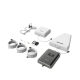 Kit Amplificador de Señal Celular 5G / Mejora las llamadas convencionales y VoLTE / Soporta los datos de las tecnologías 2G, 3G, 4G y 5G de TELCEL, AT&T, MOVISTAR y OMV de Altán / Cubre hasta 600 m².