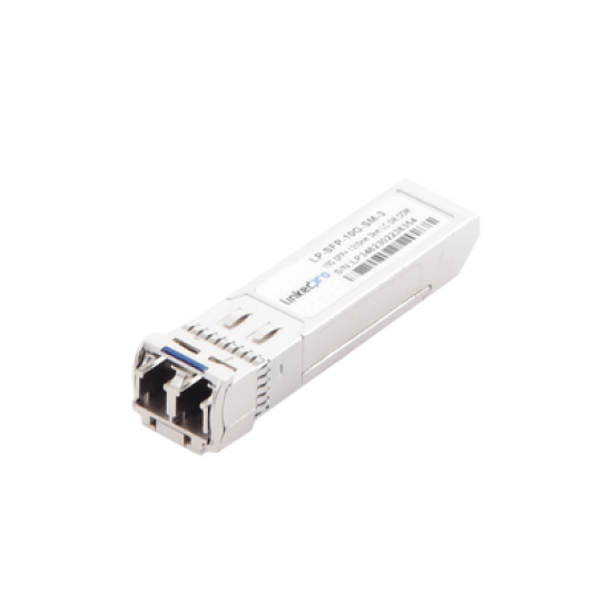 Transceptor Óptico SFP+ (Mini-Gbic) / Monomodo 1310 nm / 10 Gbps / 10GBASE / Conectores LC/UPC Dúplex / DDM / Hasta 3 km 