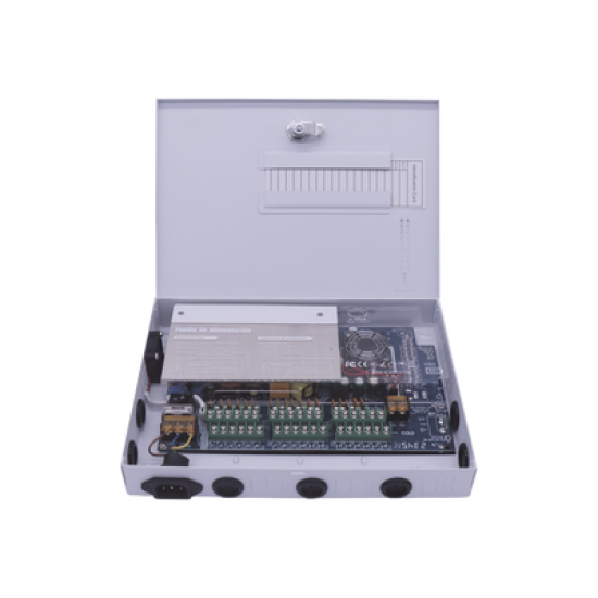Fuente PREMIUM / 11-15 V / 18 canales / 30 A / Alta tecnología en seguridad / Doble ventilador / Hasta 1.85 Amperes por Salida / Filtro de Ruido por canal / Diseño de alta gama.