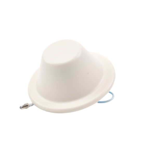 Antena Tipo Domo| 698-960/1710-2700 MHz, 2/4 dB | 75 Ohm, con conector F Hembra.