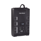 UPS de 685 VA/390 W, Topología Línea Interactiva, Entrada 120 Vca NEMA 5-15P, Tipo Gabinete Compacto, Con 8 Tomas NEMA 5-15R