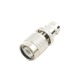 Adaptador en Línea, de Conector TNC Macho a BNC Hembra, Níquel /Oro /Teflón.