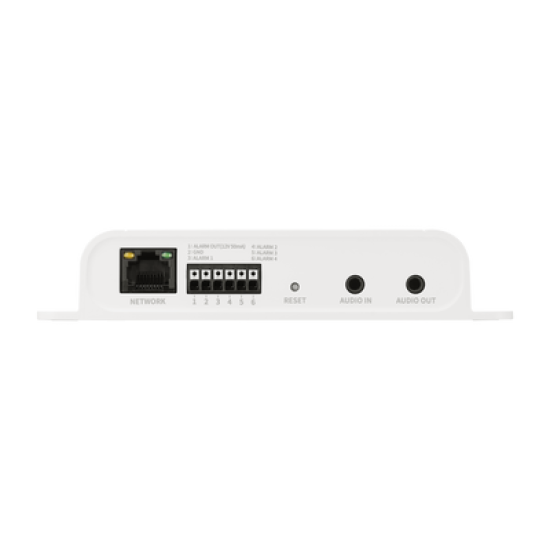 Modulo de E/S de Alarma y Audio por red para camaras PTZ Plus Wisenet