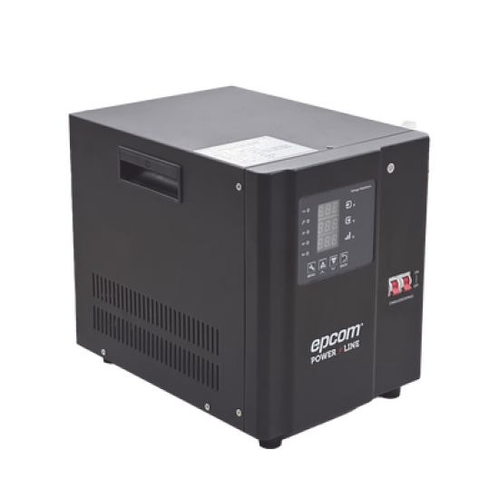 Regulador de Voltaje Industrial Monofásico 3 kVA/3 kW 120 V / Entrada 96-144 Vca / Salida 117.6- 122.4 Vca