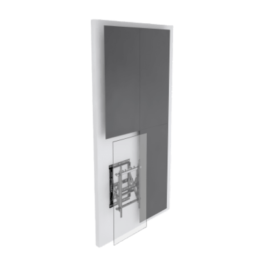 Soporte Modular de Pared para Videowall | Pop Out | Peso Máx. Sopotado 50 Kg | Soporta Formato Horizontal y Vertical.