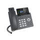 Teléfono IP Grado Operador, 3 líneas SIP con 6 cuentas, puertos Gigabit,PoE,  pantalla a color 2.4