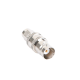 Adaptador en Línea de Conector SMA Macho a BNC Hembra, Níquel/ Oro/ Teflón.