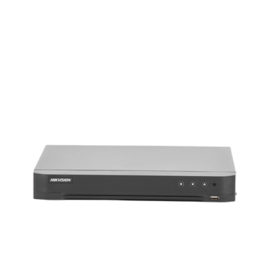DVR 4 Canales TurboHD + 2 Canales IP / 5 Megapixel Lite - 3K Lite / Acusense (Evita Falsas Alarmas) / Audio por Coaxitron / Reconocimiento de Rostros (Base de Datos) / 1 Bahía de Disco Duro / H.265+ / Salida de Video en Full HD