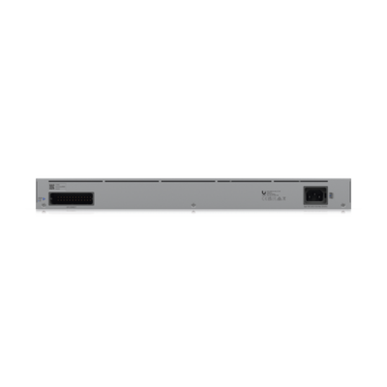 UniFi Switch Pro Max 24 POE, 24 puertos (8 puertos POE++ 2.5 GbE y 16 puertos GbE POE+), 2 puertos SFP+ 10G, 400W, pantalla táctil