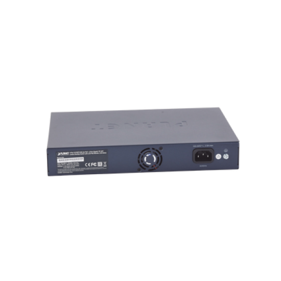 Switch PoE+ / distancia 250 metros / 8 puertos + 2 combo TP/SFP gigabit y pantalla LCD para monitoreo