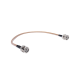Jumper de 30.5 cm con cable LP142 BNC Macho a BNC Macho.