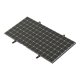  Montaje Para Piso de Concreto Para un Modulo Fotovoltaico  de 450 a 660W