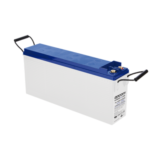 Batería Ciclo Profundo 12V, Terminales Laterales , 100 Ah / AGM-VRLA / Uso en Aplicación Fotovoltaica /Terminales Tipo Tornillo T4