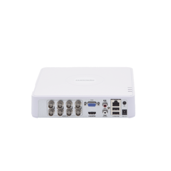 (AUDIO POR COAXITRON) DVR 8 Canales 2 Megapixel (1080p) Lite / 8 Canales TURBOHD + 2 Canales IP / 1 Bahía de Disco Duro / H.264+ / Salida de vídeo Full HD