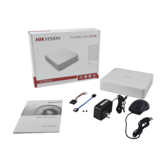DVR 1080P Lite / 8 Canales TURBOHD + 2 Canales IP / 1 Bahía de Disco Duro / H.264+ / 1 Canal de Audio / Salida de vídeo Full HD