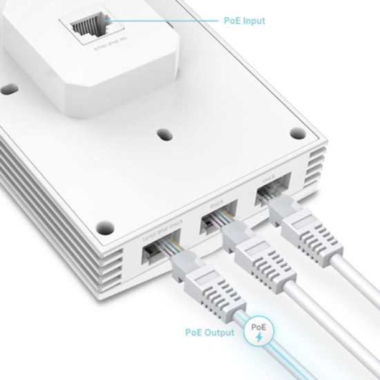 Punto de Acceso Omada / Wi-Fi 6 AX3000 MU-MIMO 2x2 / Alta Densidad de Usuarios / Configuración por Controlador o Stand-Alone / Para Montaje en Techo/pared / Alimentación PoE+