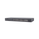 Smart Switch PoE+ administrable Capa 2, 24 puertos 10/100 Mbps, 4 puertos 10/100/1000 Mbps + 2 puertos SFP combo, 192 W