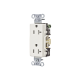 Contacto Duplex Decorador 20 A 125V /  Resistente a manipulaciones / 2 Polos 3 Hilos/ Nema 5-20 R / Color Blanco / Grado Industrial.