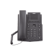 Teléfono IP Wi-Fi empresarial para 4 líneas SIP con pantalla LCD de 2.4 pulgadas a color, Opus y conferencia de 3 vías, PoE.
