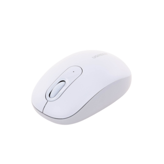 Mouse Inalámbrico 2.4G 800/1200/1600/2400 DPI / Función de 3 botones / Alcance 10m / Silencioso / Ergonómico / Anti-caída y Anti-interferencias / Color Dusty Blue / Batería Alcalina AA (incluida).