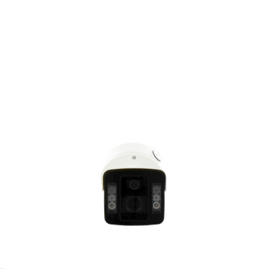 [TandemVu] Bala IP Dual 4 Megapixel (2 Lentes) / Lente Fijo (4 mm / ColorVu) y Lente Mot. (5 a 20 mm / DarkFighter X) / Luz Dual (IR y Luz Blanca) / IP67 / IK10 / Reconocimiento Facial / ACUSENSE / WDR 140 dB / DeepinView / Búsqueda por Atributos