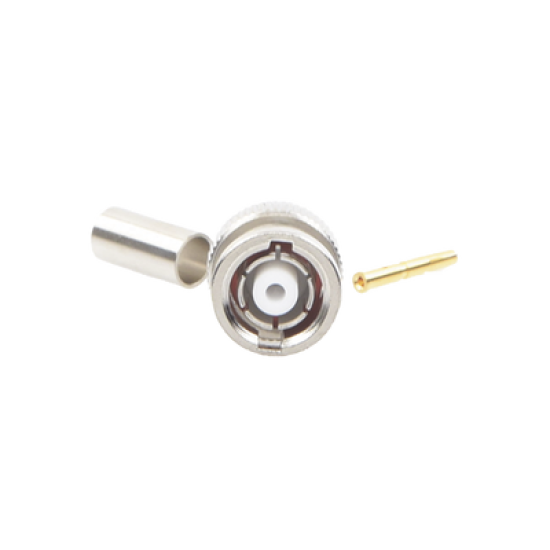 Conector BNC Macho Inverso, de anillo plegable para cables RG-58/U, RG-142/U.