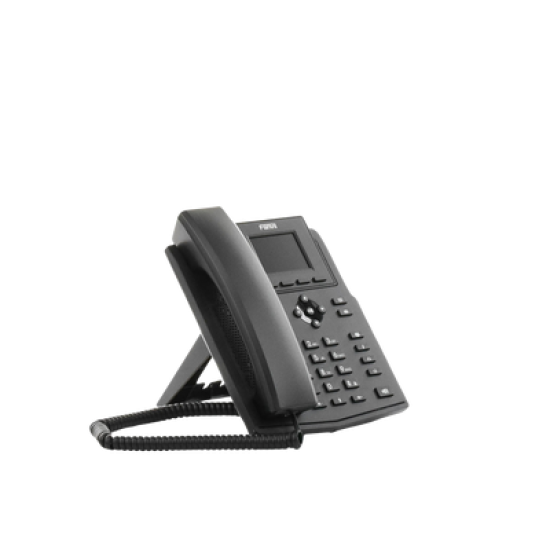 Teléfono IP empresarial para 4 líneas SIP con pantalla LCD de 2.4 pulgadas a color, Opus y conferencia de 3 vías, PoE.