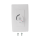 Dimmer Rotativo para Lámpara Incandescentes / 300 W 127 V CA / Color Blanco.